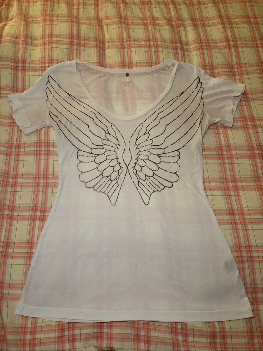 Victoria’s Secret Vintage Y2K Angel Wings Graphic Tee